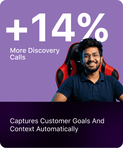 +14% More Discovery Calls